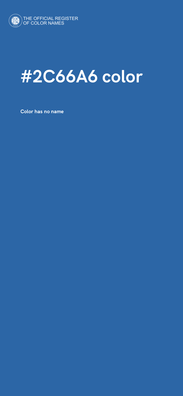 #2C66A6 color image