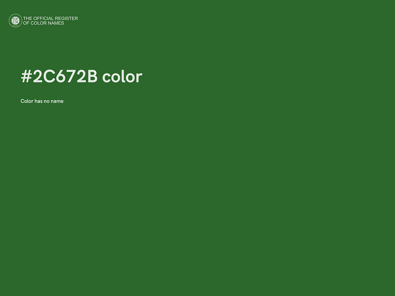 #2C672B color image