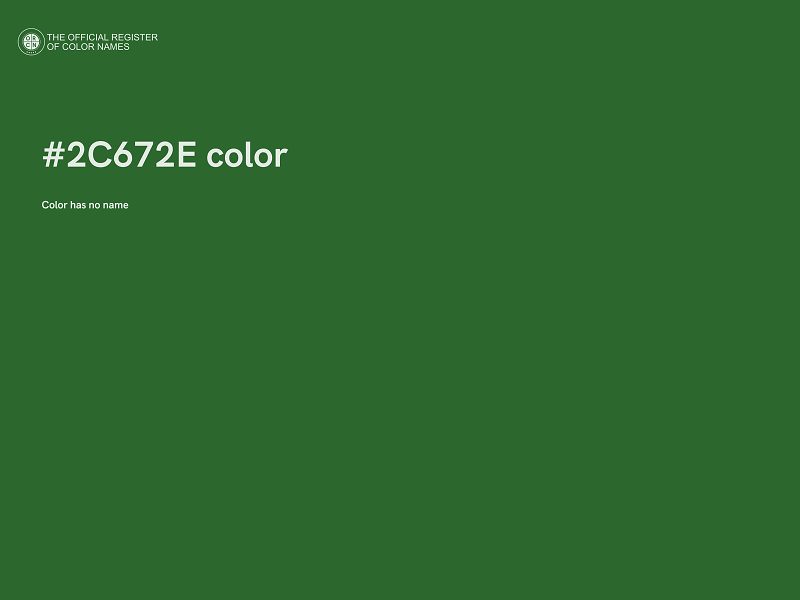 #2C672E color image