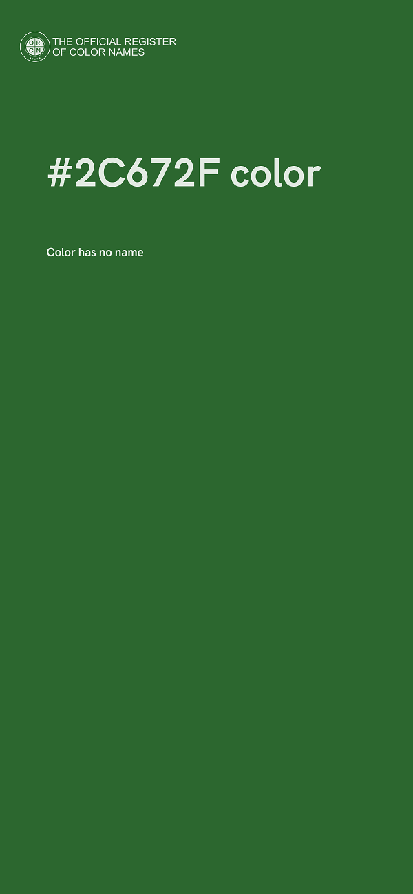 #2C672F color image