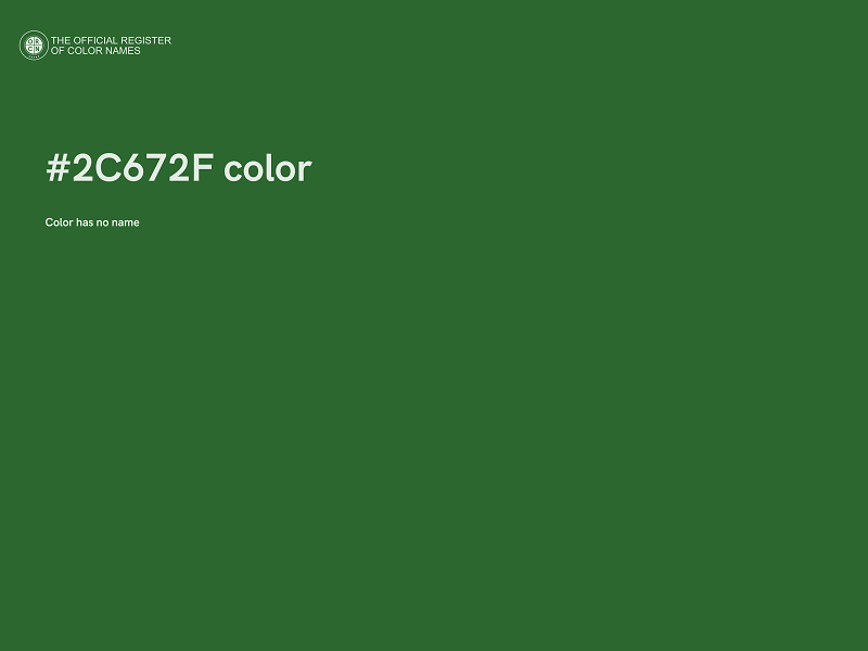 #2C672F color image