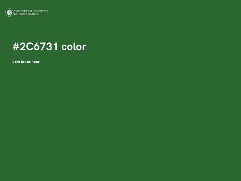 #2C6731 color image