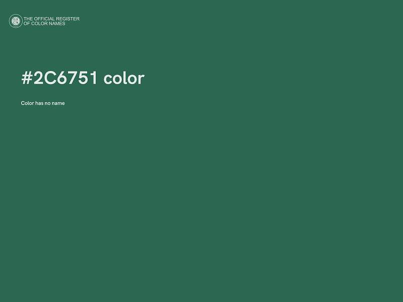 #2C6751 color image