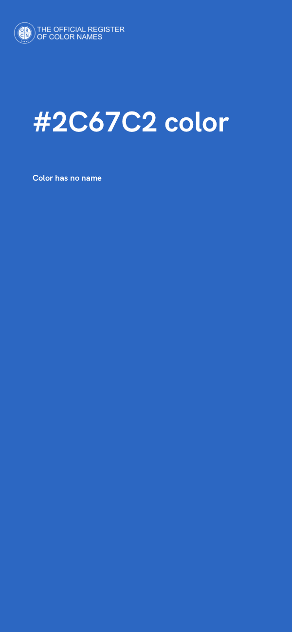 #2C67C2 color image