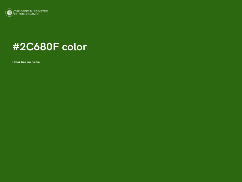 #2C680F color image