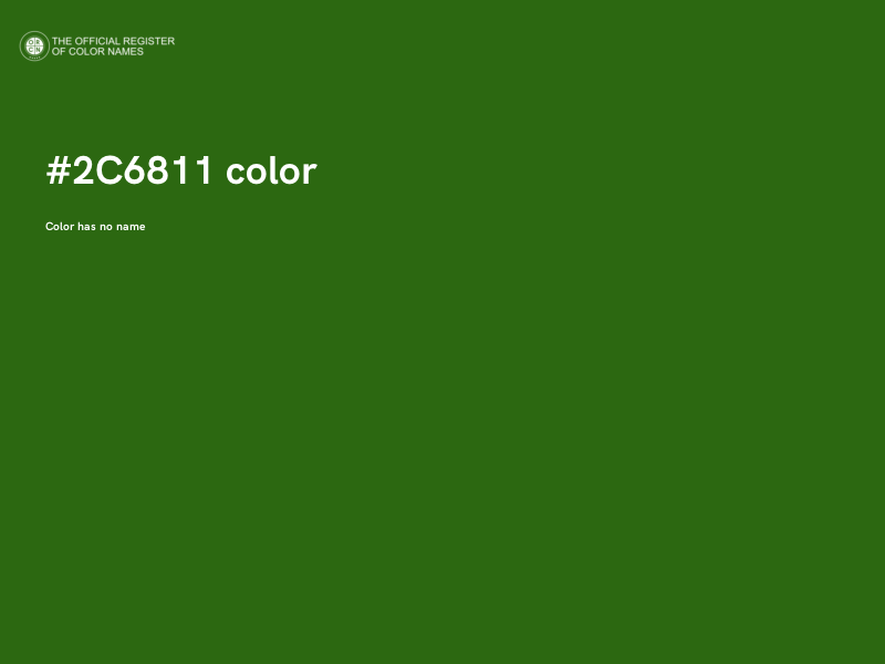 #2C6811 color image