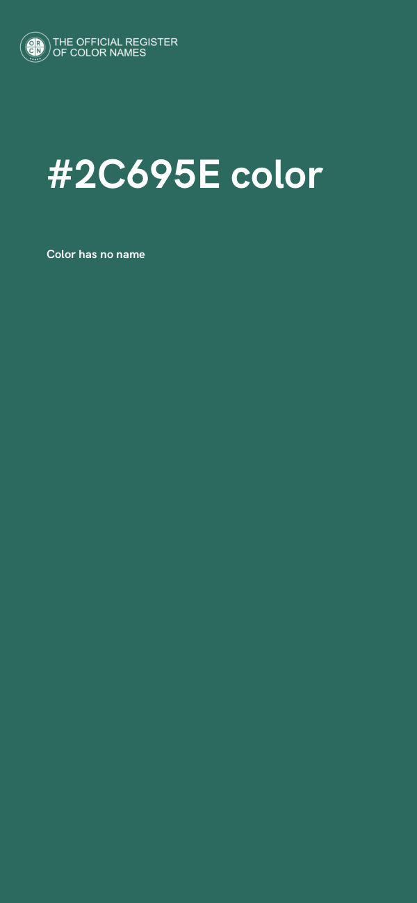 #2C695E color image