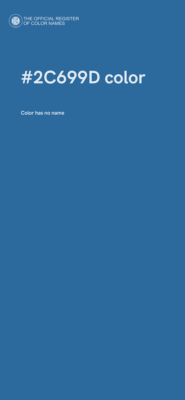 #2C699D color image