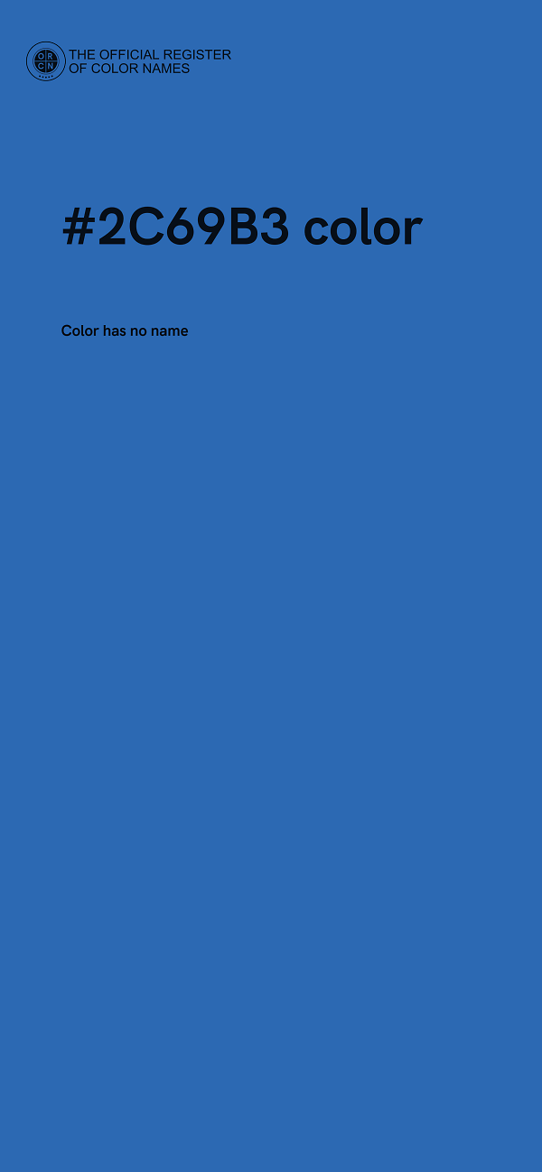 #2C69B3 color image