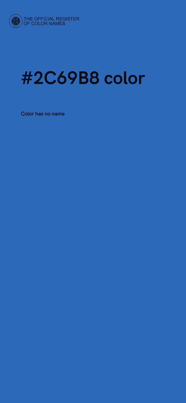 #2C69B8 color image