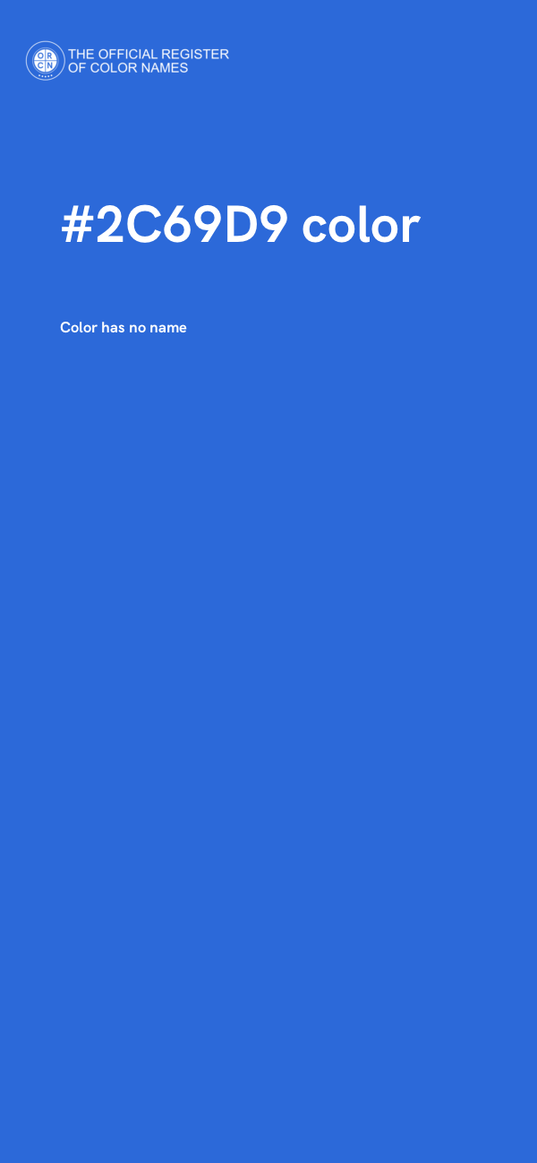 #2C69D9 color image