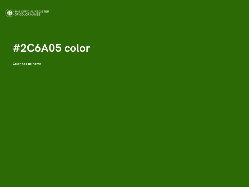 #2C6A05 color image