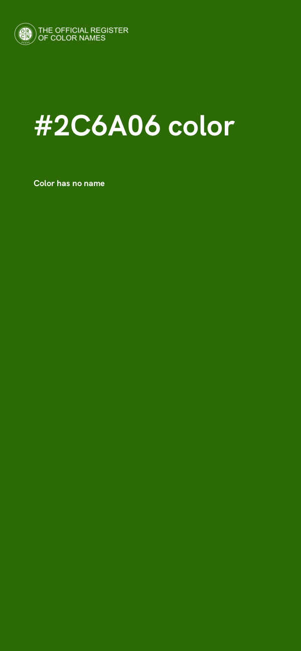 #2C6A06 color image