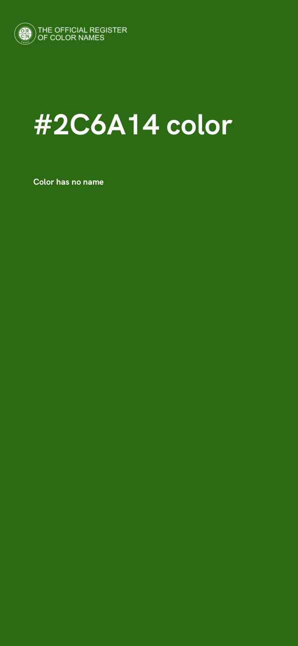#2C6A14 color image