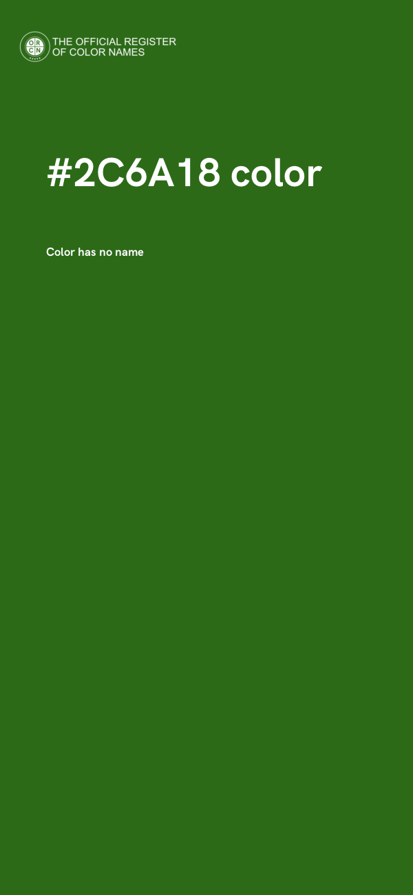#2C6A18 color image