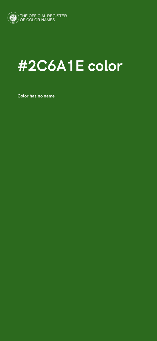 #2C6A1E color image
