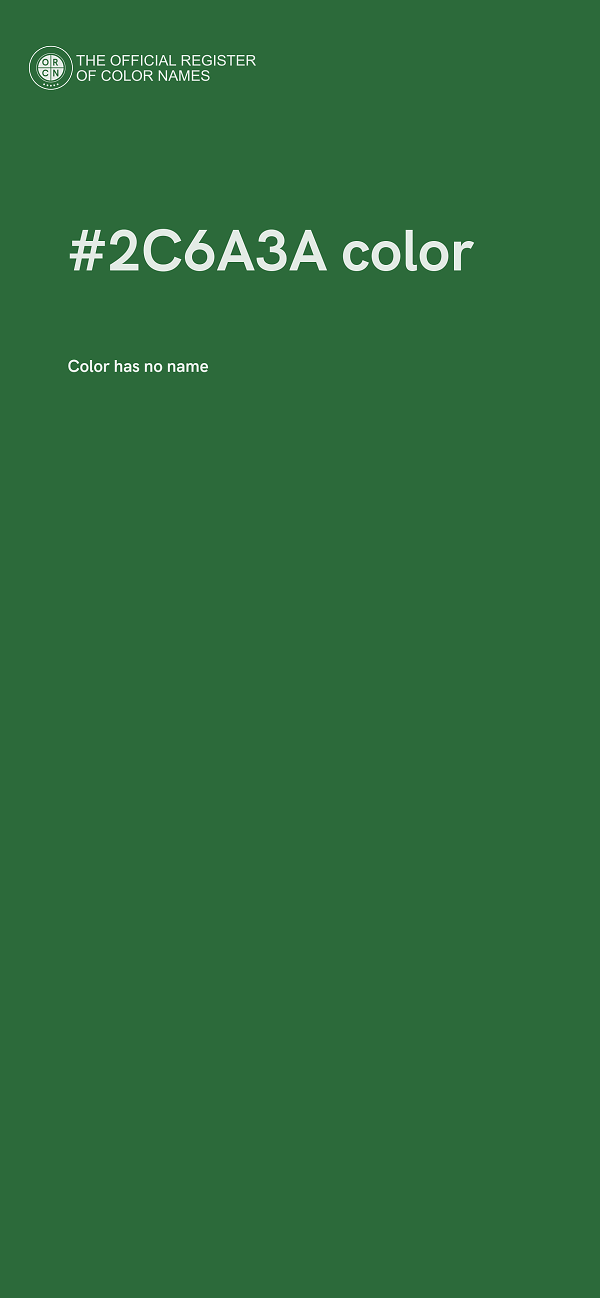 #2C6A3A color image