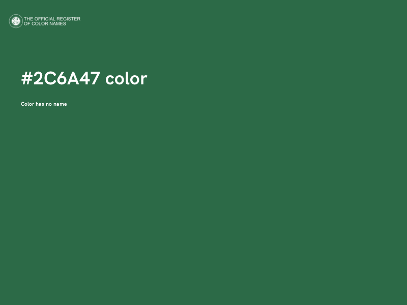 #2C6A47 color image