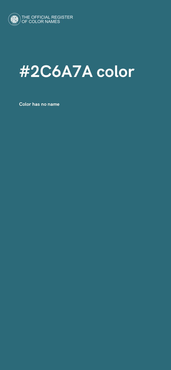 #2C6A7A color image