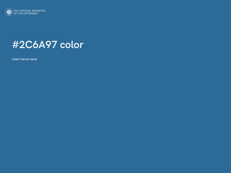 #2C6A97 color image
