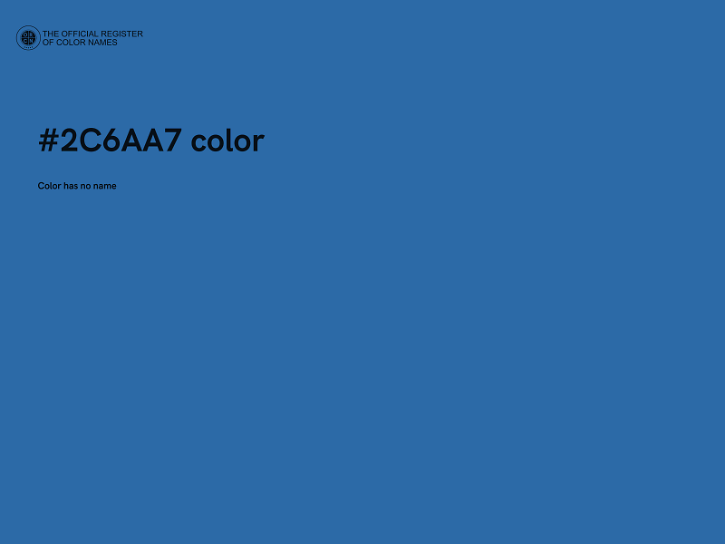 #2C6AA7 color image