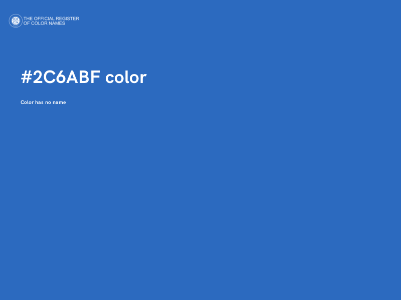 #2C6ABF color image