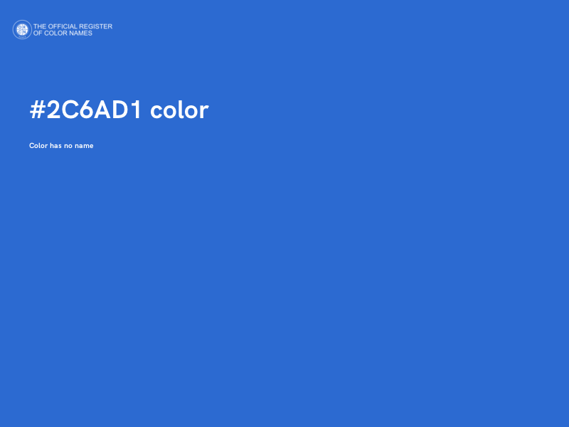 #2C6AD1 color image