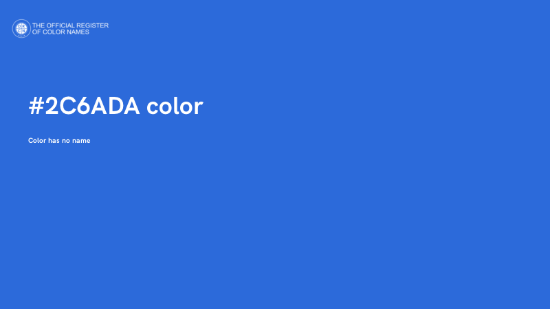 #2C6ADA color image