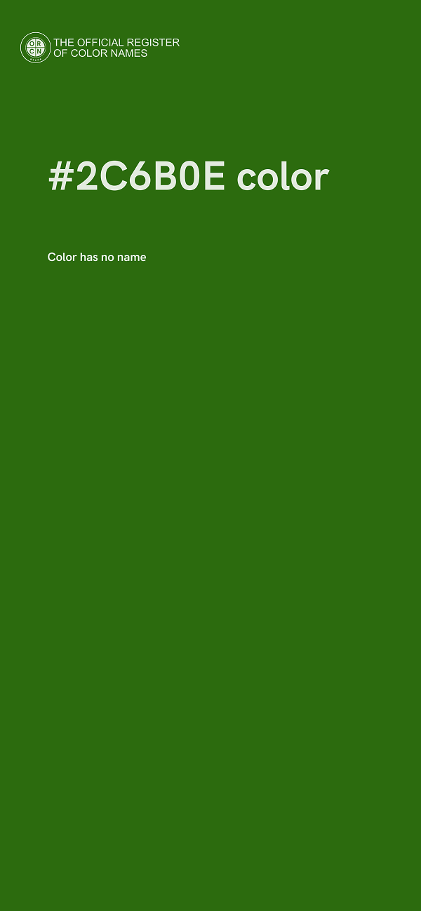 #2C6B0E color image