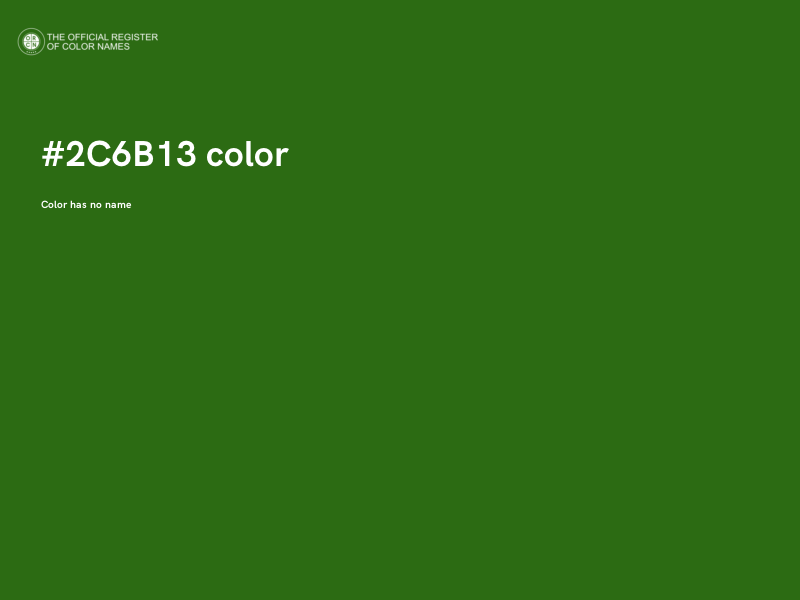 #2C6B13 color image