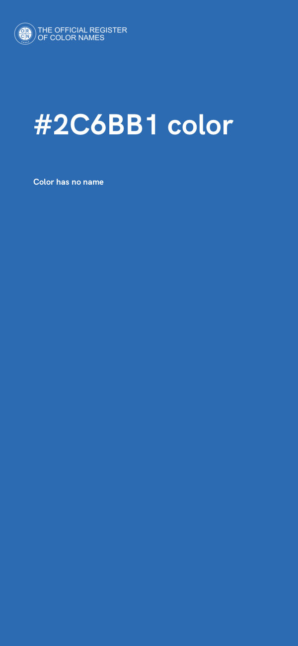 #2C6BB1 color image
