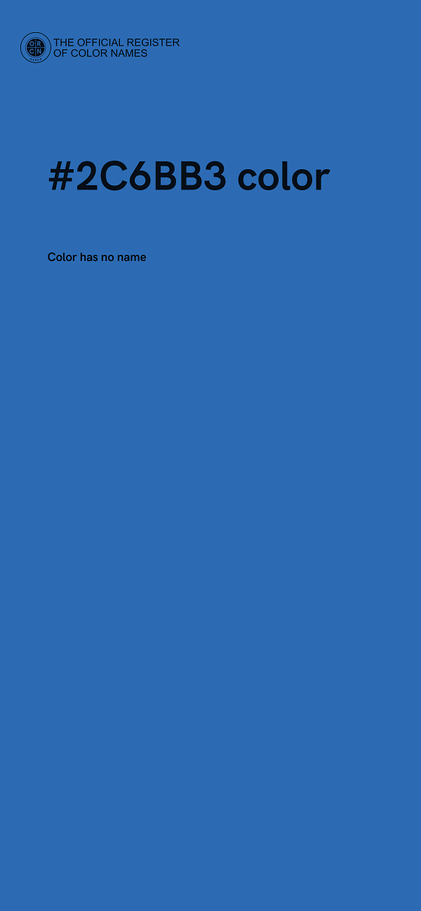 #2C6BB3 color image