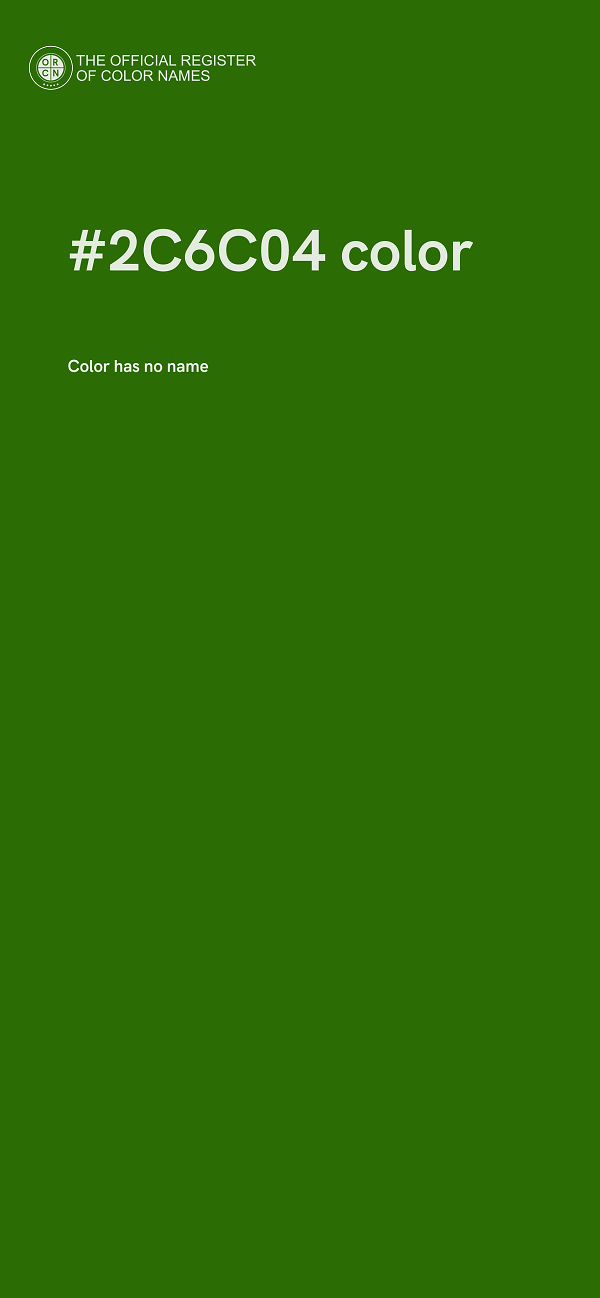 #2C6C04 color image