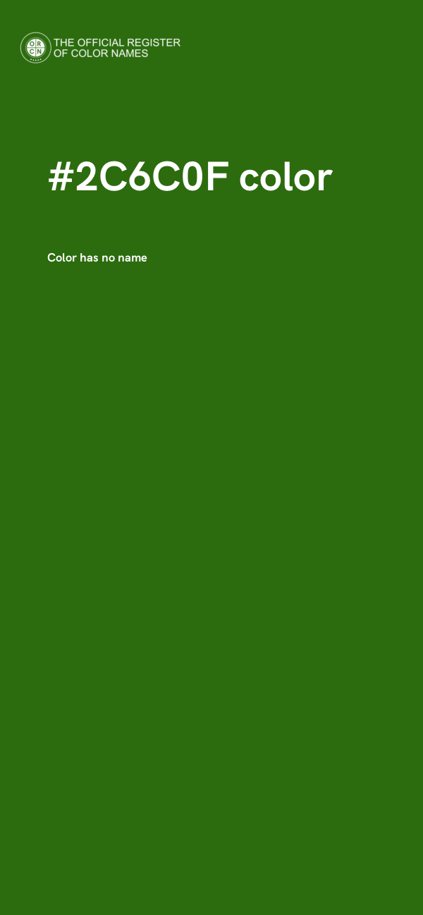 #2C6C0F color image