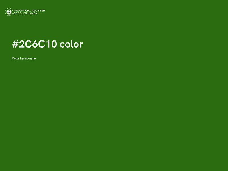 #2C6C10 color image