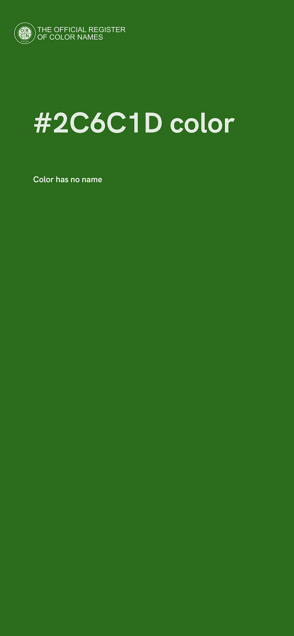#2C6C1D color image