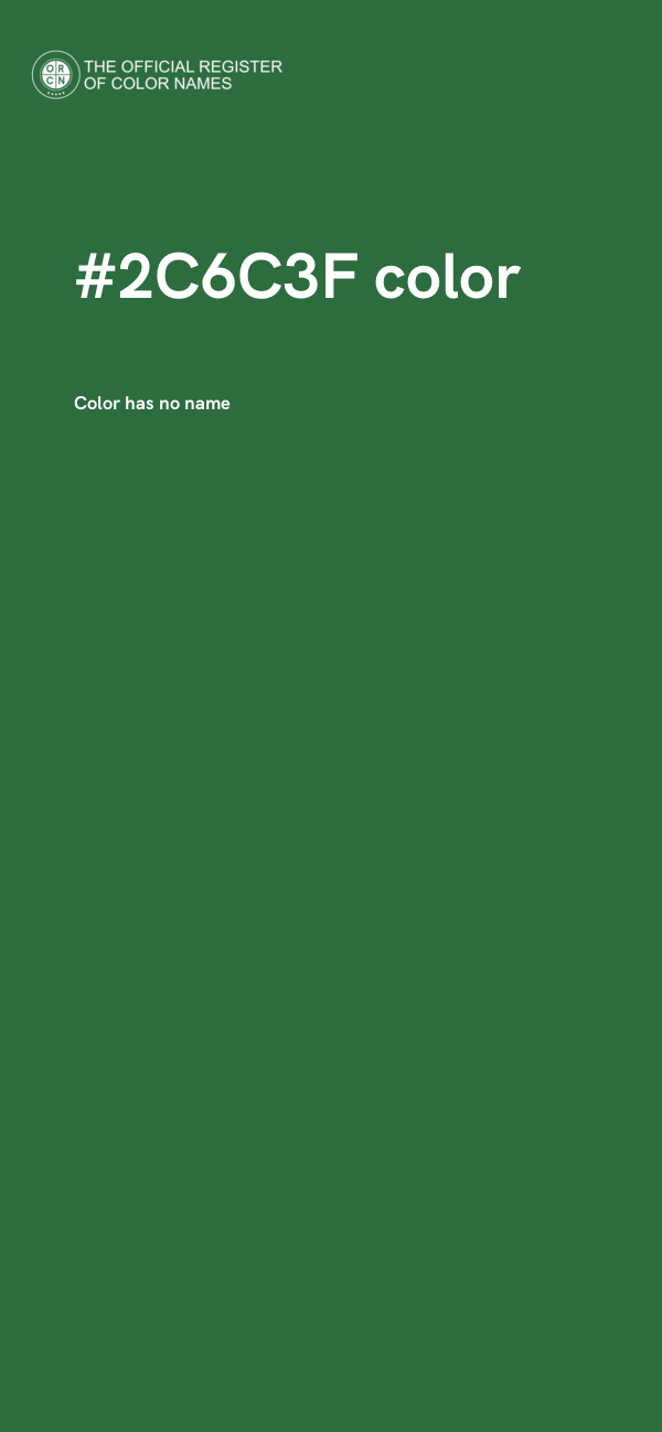 #2C6C3F color image