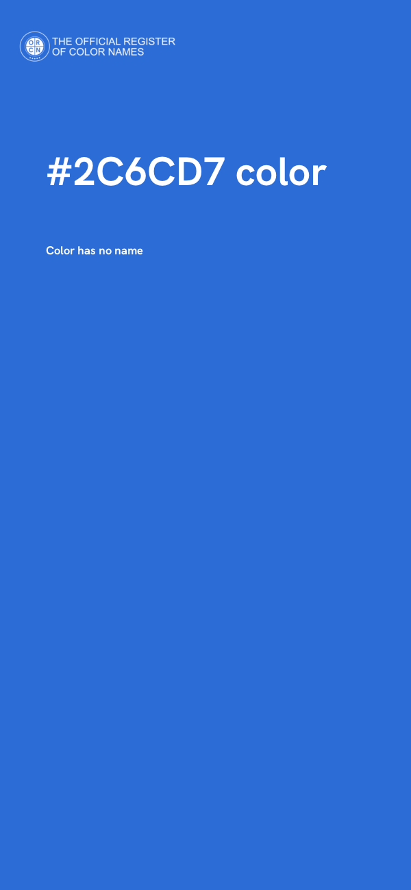 #2C6CD7 color image