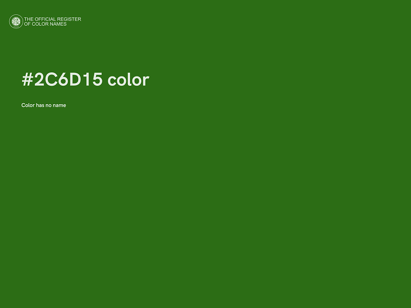 #2C6D15 color image