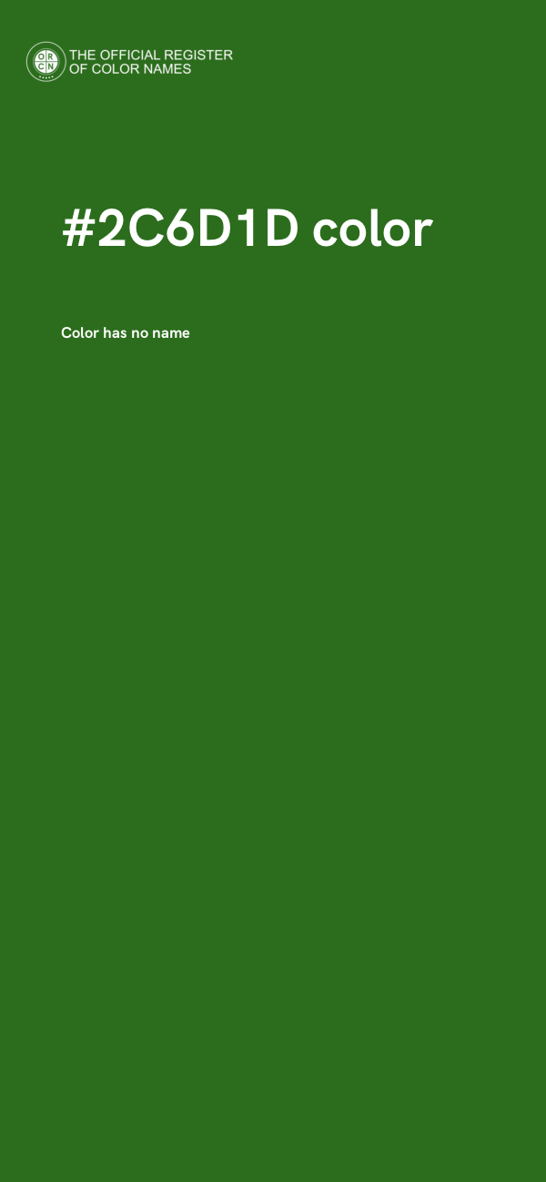 #2C6D1D color image