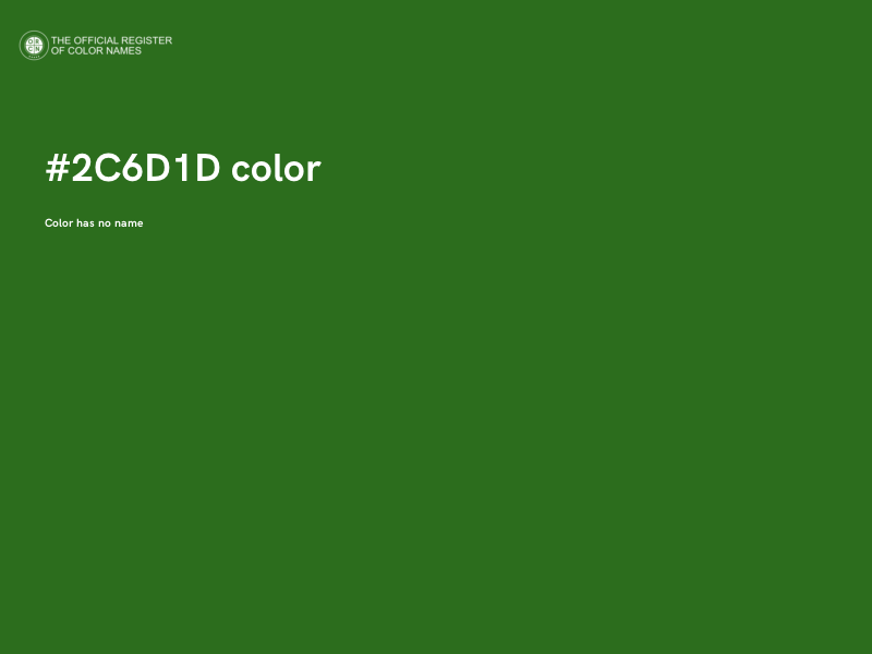 #2C6D1D color image