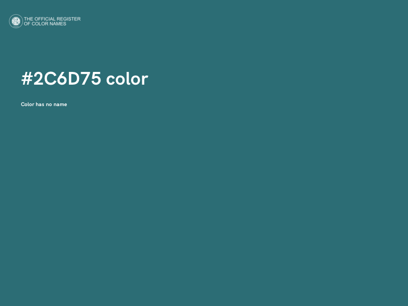 #2C6D75 color image