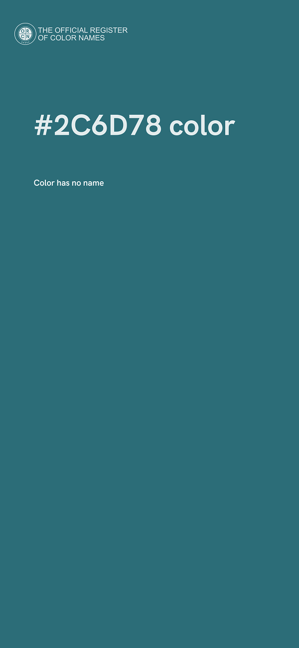 #2C6D78 color image
