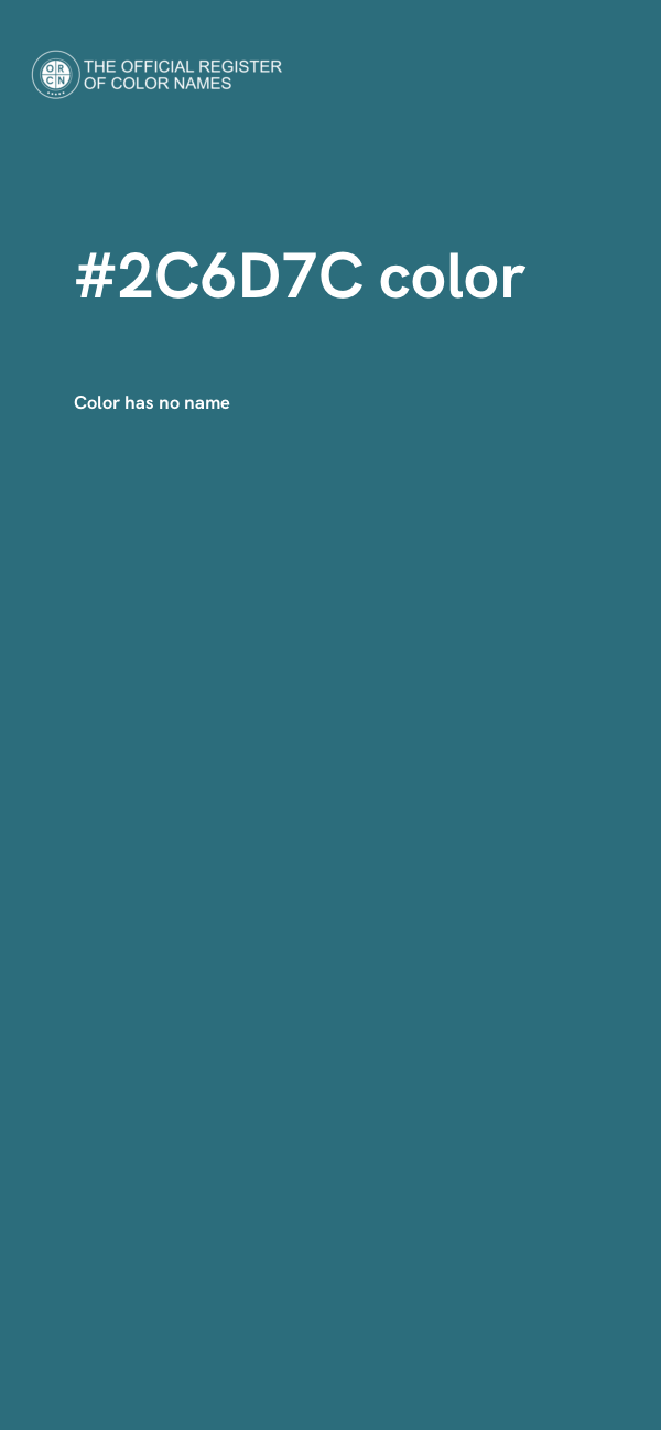#2C6D7C color image