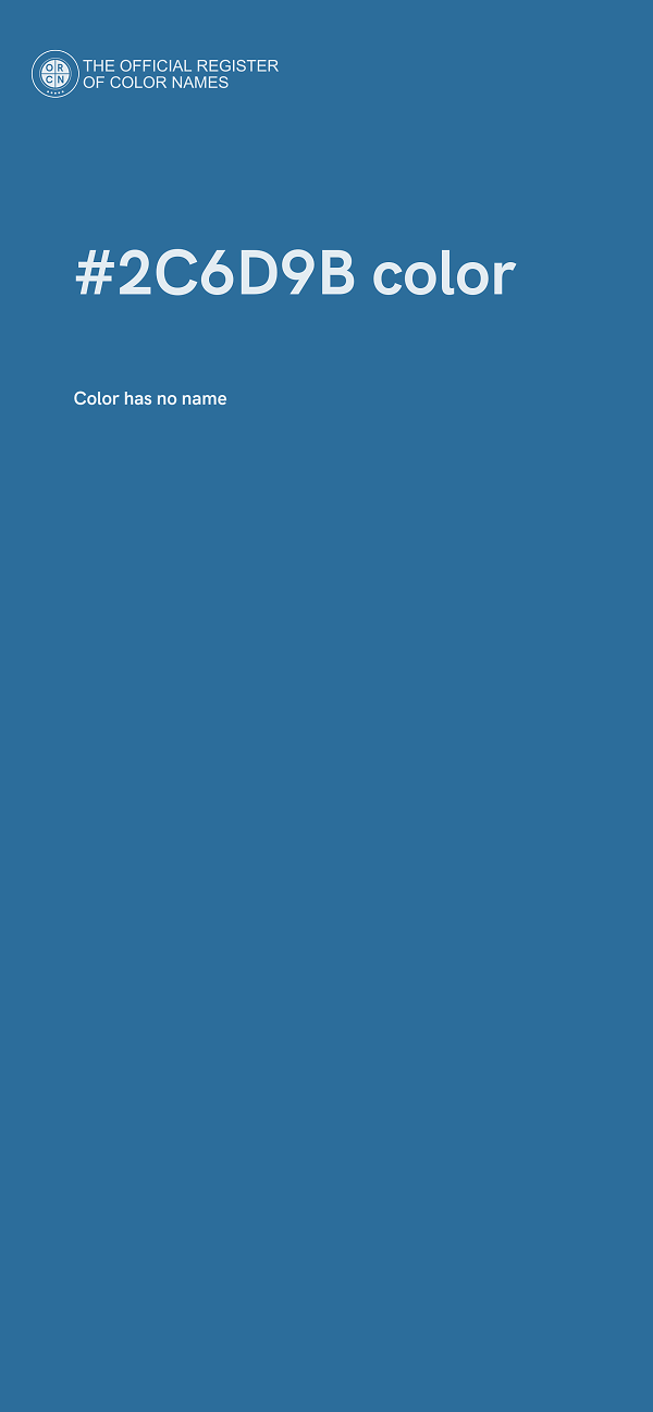 #2C6D9B color image