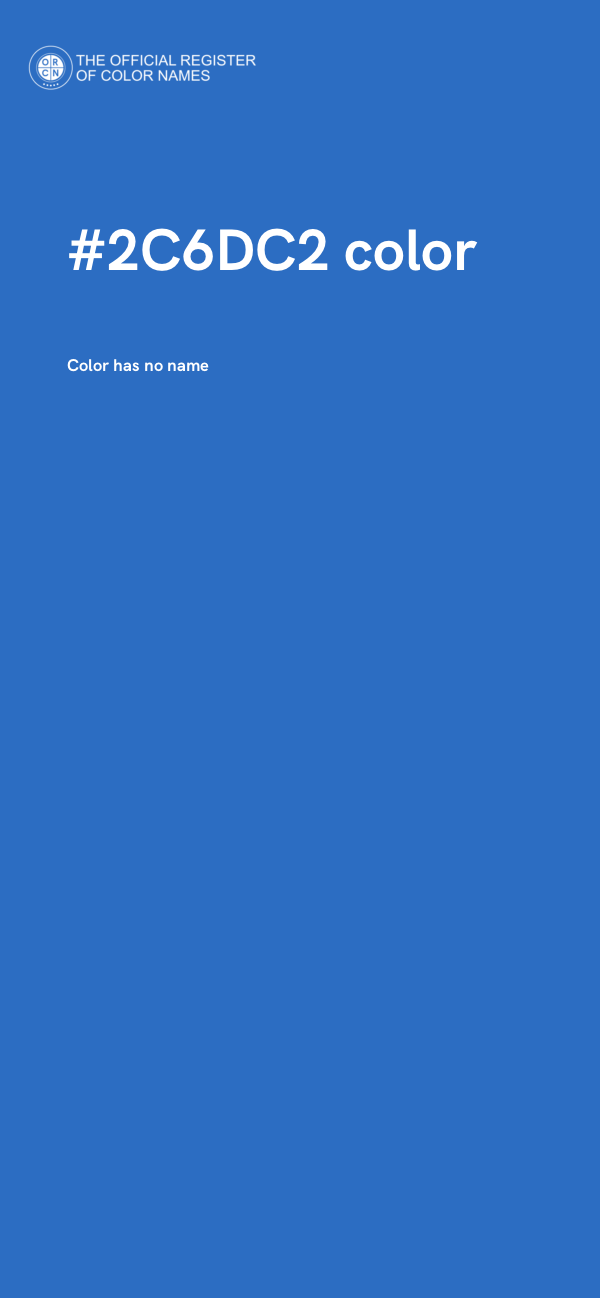 #2C6DC2 color image