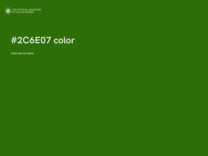 #2C6E07 color image