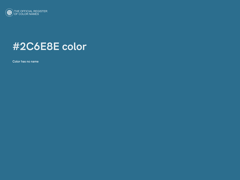 #2C6E8E color image