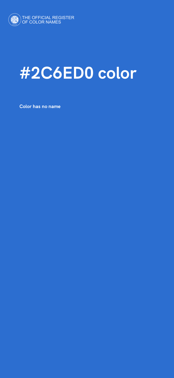 #2C6ED0 color image