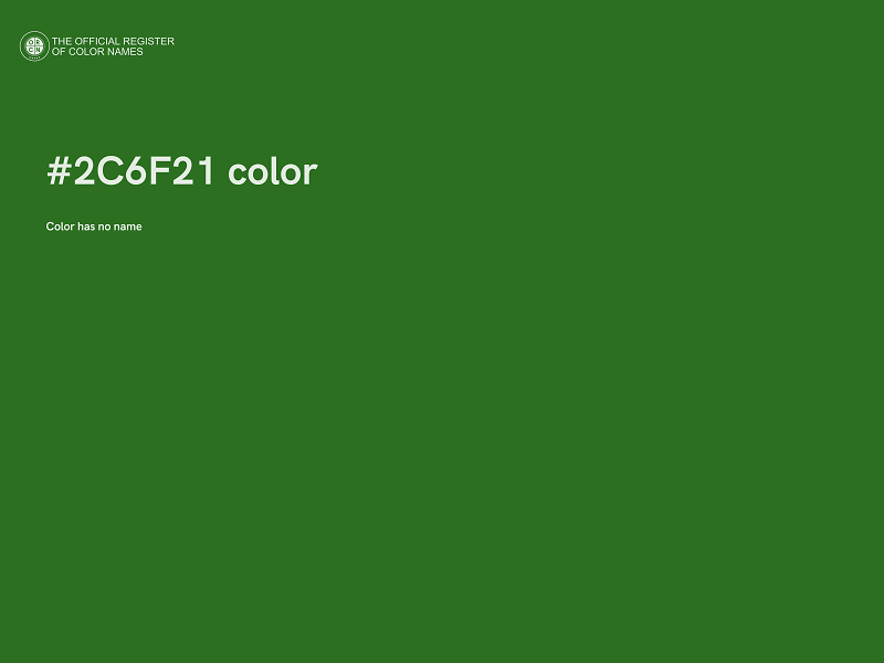 #2C6F21 color image